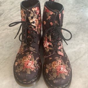 Dr. Martens Floral Boots